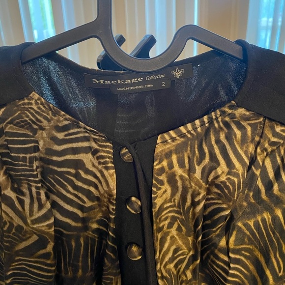 Mackage Silk  Safari Dress - Picture 2 of 7